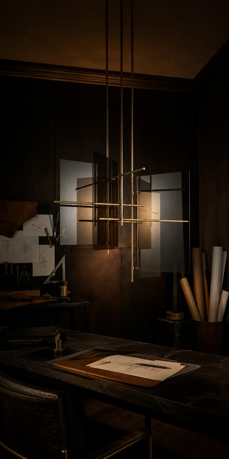 Luxury contemporary lighting fixture